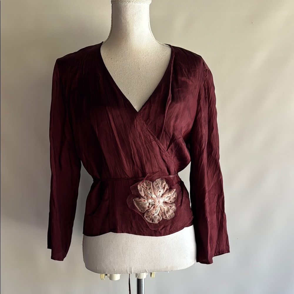 Max & Co Wrap Blouse - sz 46
